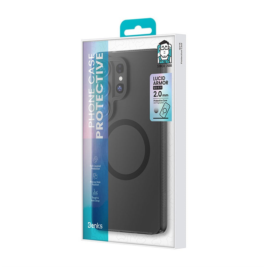 BENKS For Samsung Galaxy S26 Ultra Magnetic Case PC + TPU Matte Phone Cover