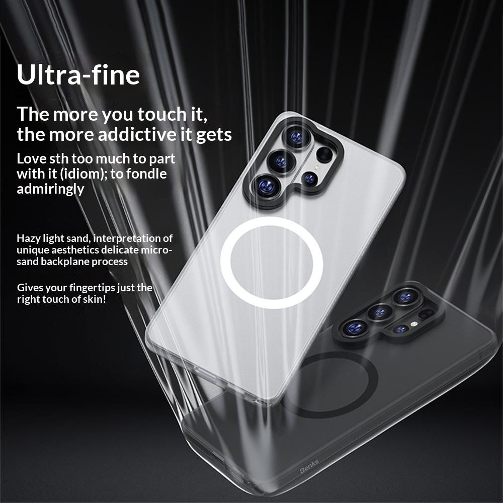 BENKS For Samsung Galaxy S26+ Magnetic Case PC + TPU Matte Phone Cover