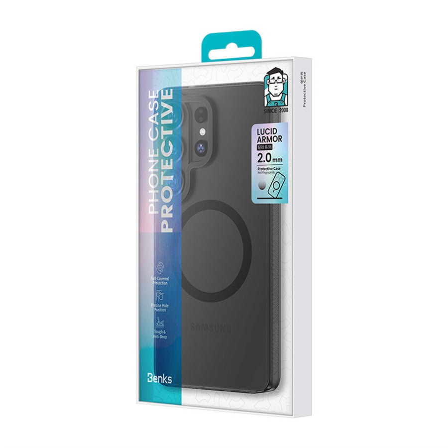 BENKS For Samsung Galaxy S26+ Magnetic Case PC + TPU Matte Phone Cover