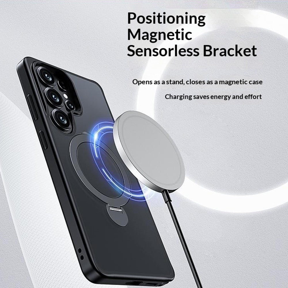BENKS for Samsung Galaxy S26 Ultra Magnetic Case Rotary Ring Kickstand TPU + PC Phone Cover