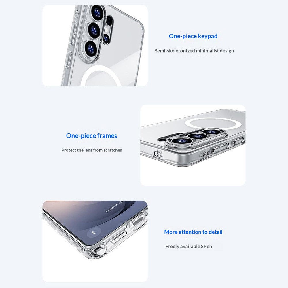 BENKS For Samsung Galaxy S26 Ultra Magnetic Case TPU PC Clear Phone Cover