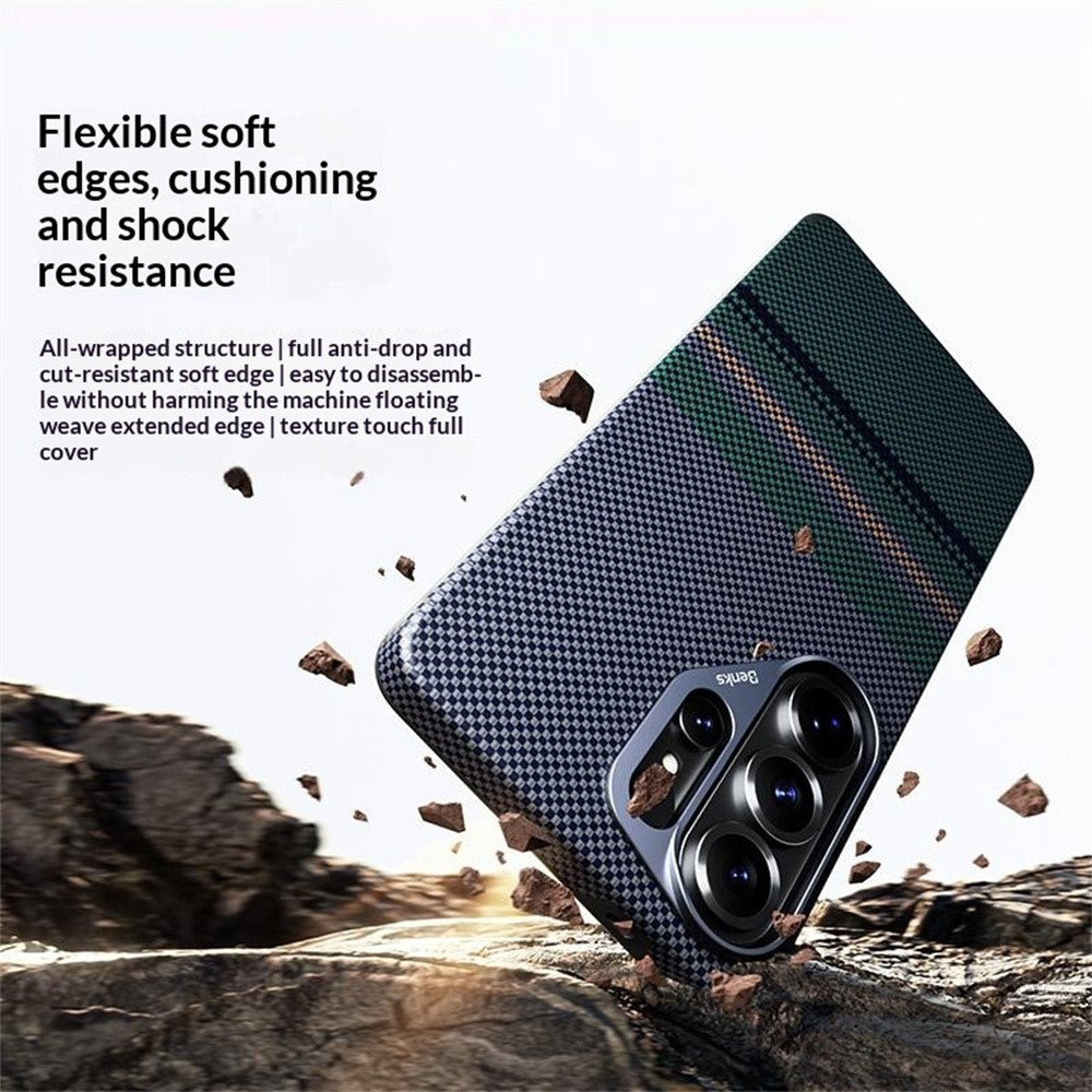 BENKS Y1 For Samsung Galaxy S26 Ultra Magnetic Case Aramid Fiber TPU Aurora Phone Cover