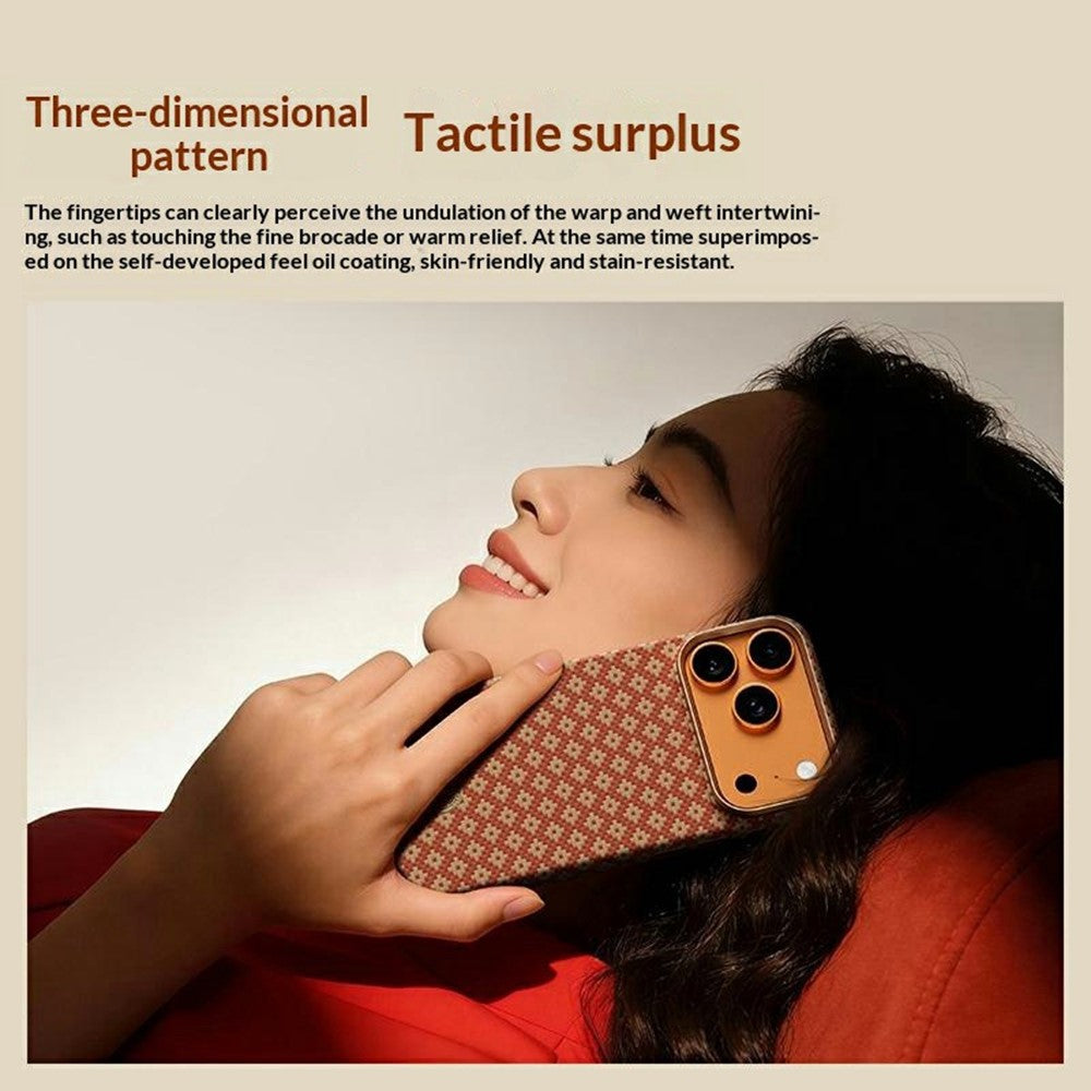 BENKS For iPhone 18 Pro / 17 Pro Magnetic Case Aramid Fiber Phone Cover with Cultural Gold Emblem