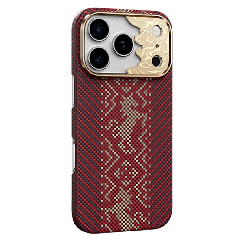 BENKS For iPhone 18 Pro Max / 17 Pro Max Magnetic Case Aramid Fiber Floating Jacquard Protective Phone Cover