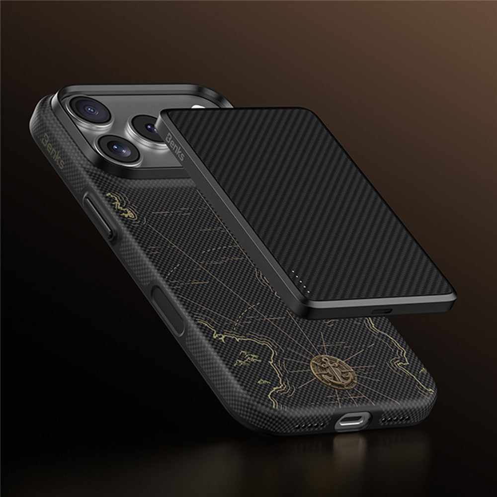 BENKS Zhen Dun X1 for iPhone 17 Pro Max Magnetic Case Aramid Fiber Full-Coverage Phone Cover