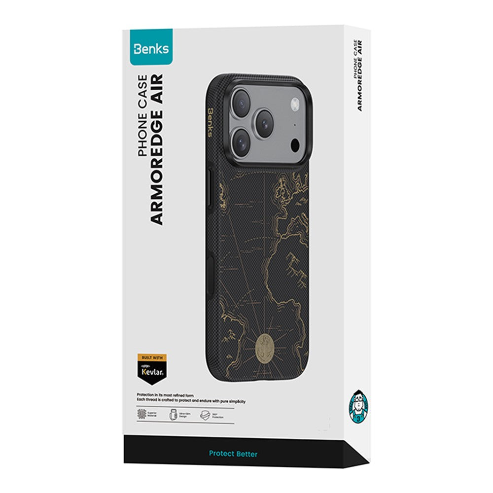 BENKS Zhen Dun X1 for iPhone 17 Pro Max Magnetic Case Aramid Fiber Full-Coverage Phone Cover