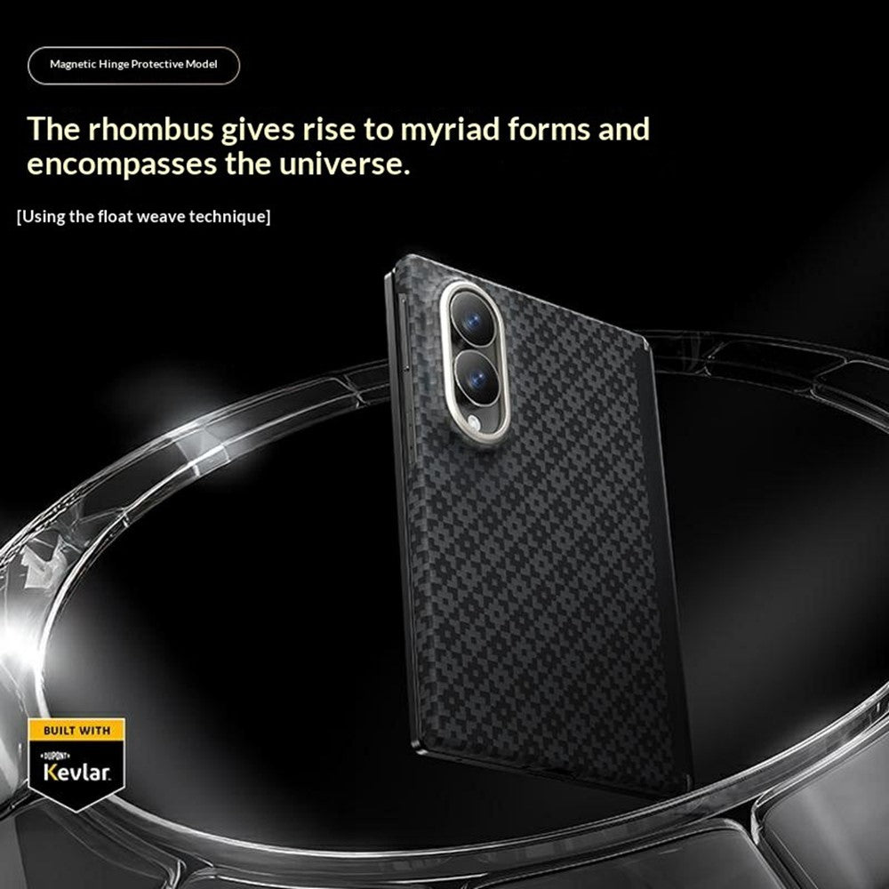 BENKS For Samsung Galaxy Z Fold8 ArmorGrid Magnetic Phone Case 3D Woven Texture Aramid Fiber Cover