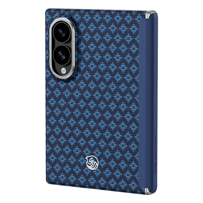 BENKS for Samsung Galaxy Z Fold8 Magnetic Case Hinge Protection Woven Texture Aramid Fiber Protective Phone Cover