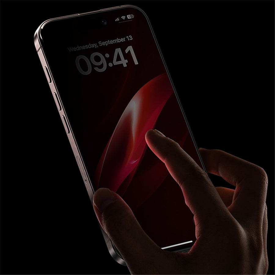 BENKS For iPhone 16 Pro Anti-Spy Screen Protector Zero Sense High Aluminium-Silicon Glass Film