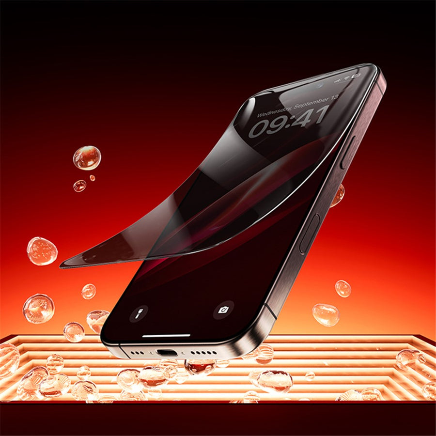 BENKS For iPhone 16 Pro Anti-Spy Screen Protector Zero Sense High Aluminium-Silicon Glass Film