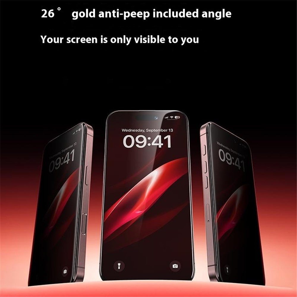 BENKS For iPhone 16 Pro Max Anti-Spy Screen Protector Zero Sense High Aluminium-Silicon Glass Film