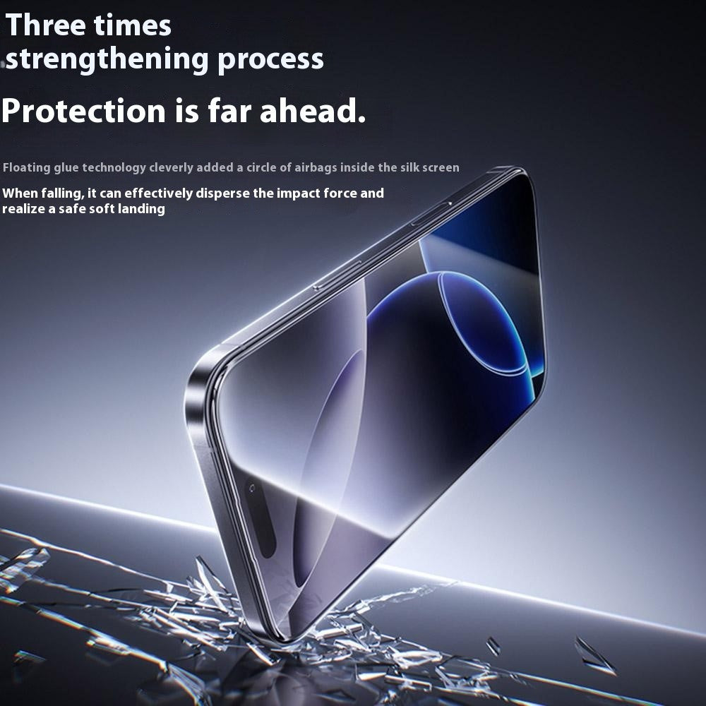 BENKS For iPhone 16 Pro Screen Protector 0.3mm Clear High Aluminium Silicon Glass Film