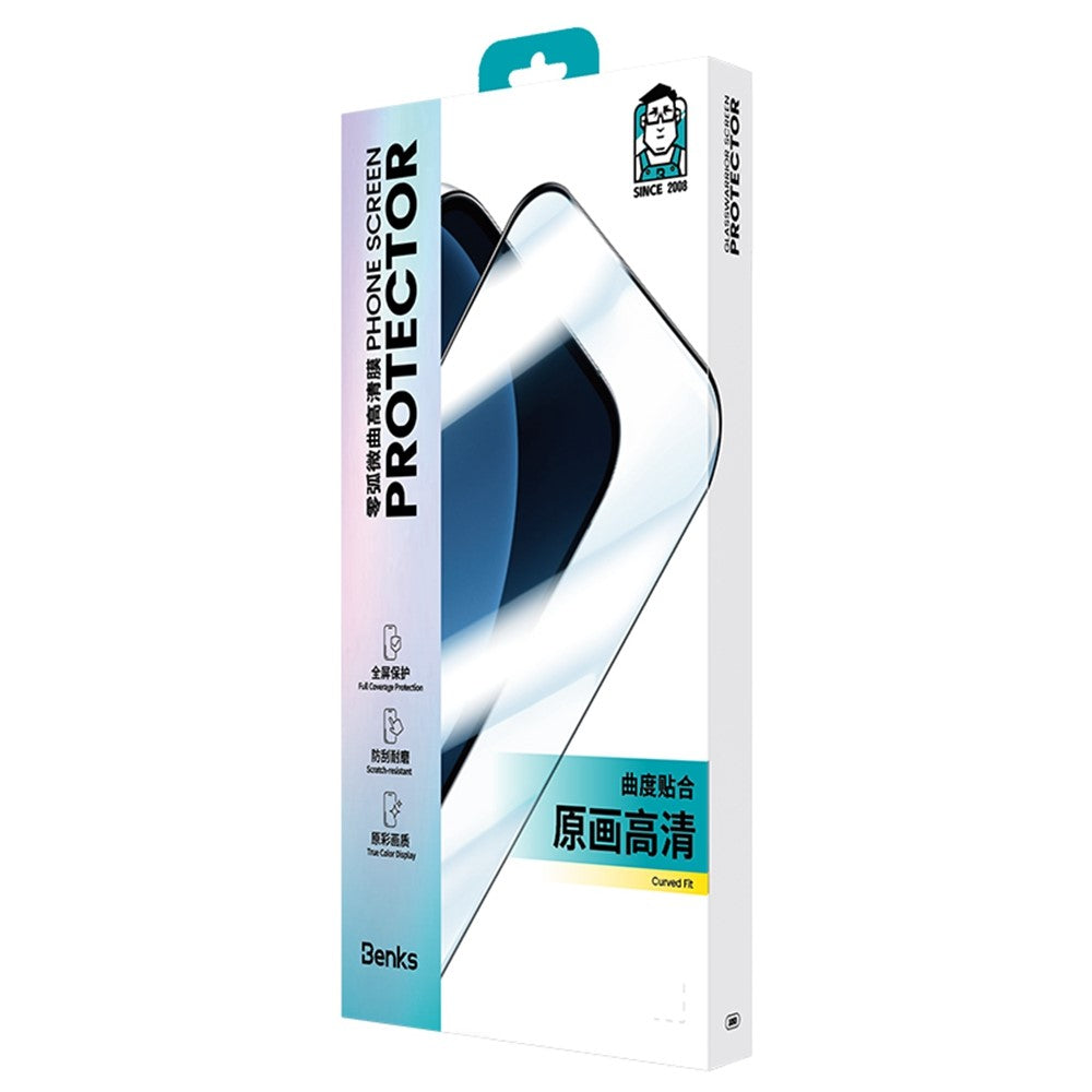 BENKS For iPhone 16 Pro Screen Protector 0.3mm Clear High Aluminium Silicon Glass Film