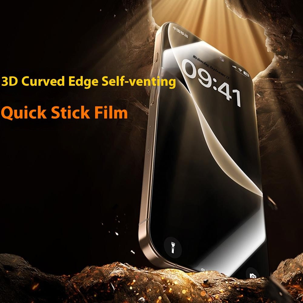 BENKS For iPhone 17 Pro HD Clear Screen Protector Hot Bending Full Glue Corning Gorilla Glass Film