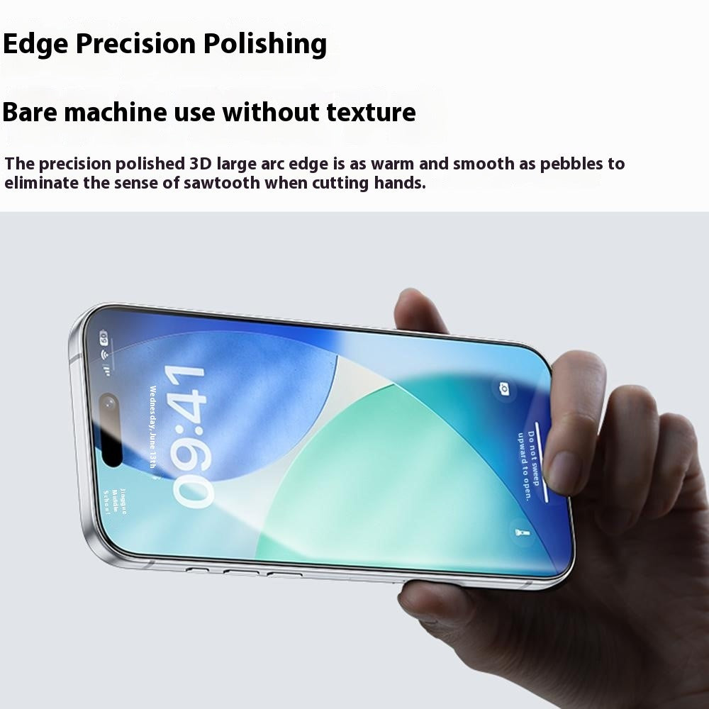 BENKS Zero Arc Series Screen Protector for iPhone 17 Pro / 17 / 16 Pro High Aluminium-silicon Glass HD Clear Film