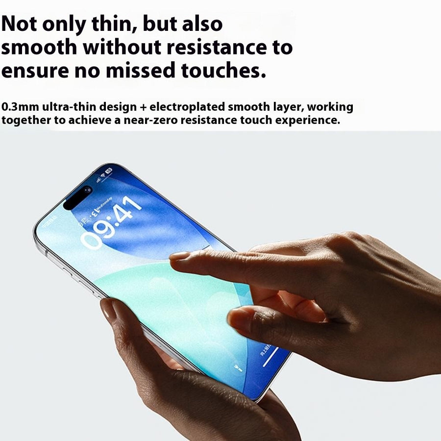 BENKS Zero Arc Series Anti Spy Privacy Screen Protector for iPhone 17 Pro / 17 / 16 Pro High Aluminium-silicon Glass Film