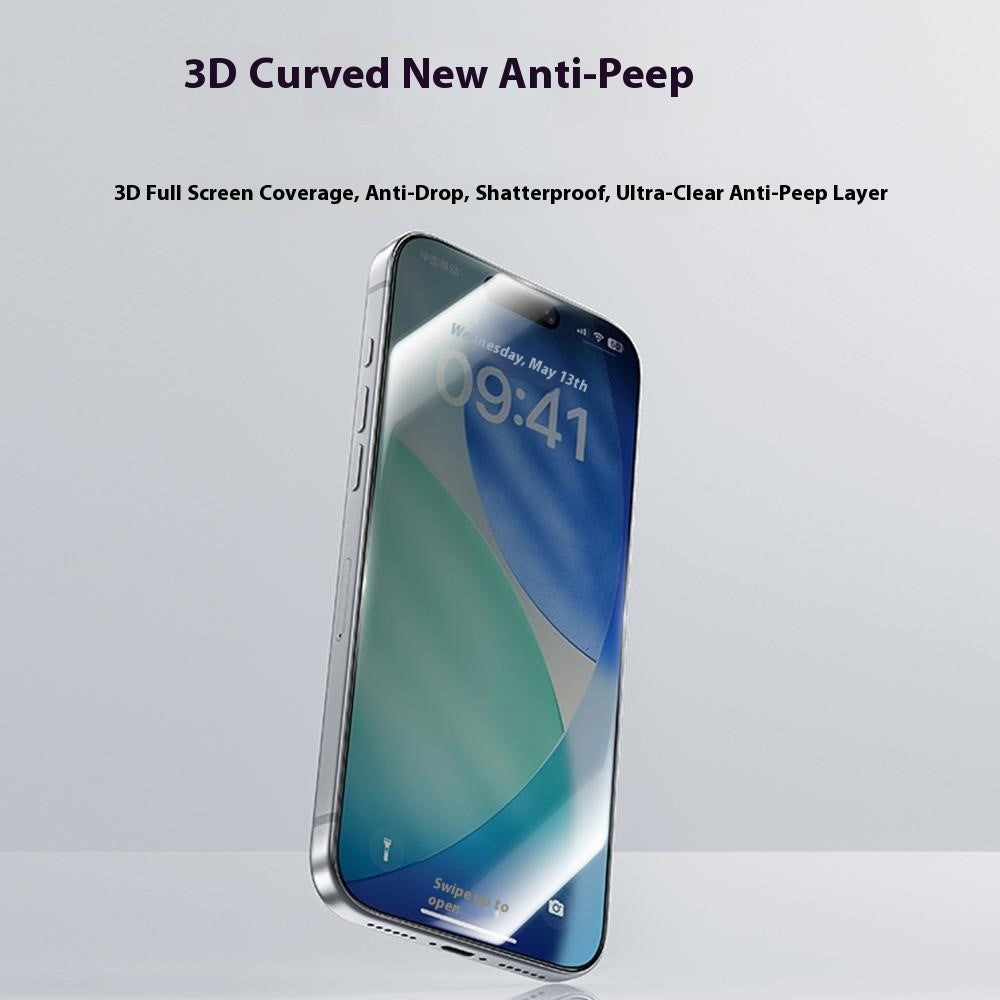 BENKS Zero Arc Series for iPhone 17 Pro Max / 16 Pro Max Anti Spy Privacy Screen Protector High Aluminium-silicon Glass Film
