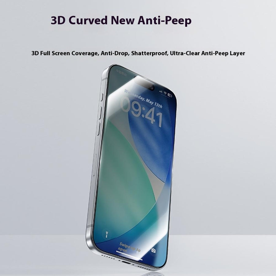BENKS Zero Arc Series for iPhone 17 Pro Max / 16 Pro Max Anti Spy Privacy Screen Protector High Aluminium-silicon Glass Film