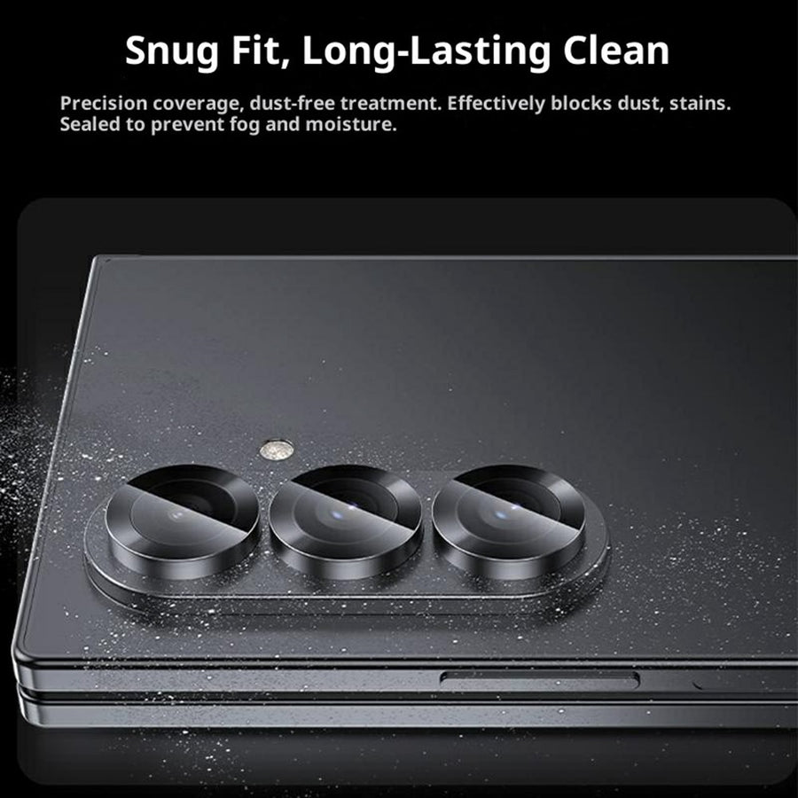 BENKS 1 Set For Samsung Galaxy Z Fold7 5G Corning Gorilla Glass Full Coverage Camera Lens Protector with Aluminium Alloy Frame