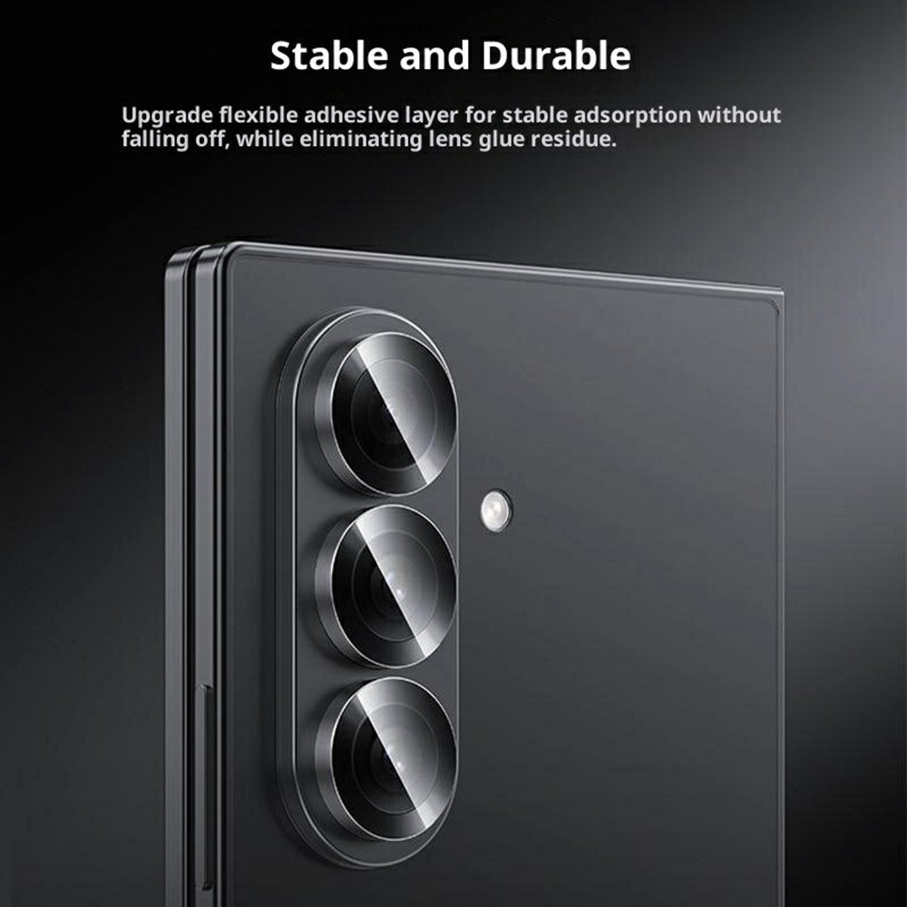 BENKS 1 Set For Samsung Galaxy Z Fold7 5G Corning Gorilla Glass Full Coverage Camera Lens Protector with Aluminium Alloy Frame