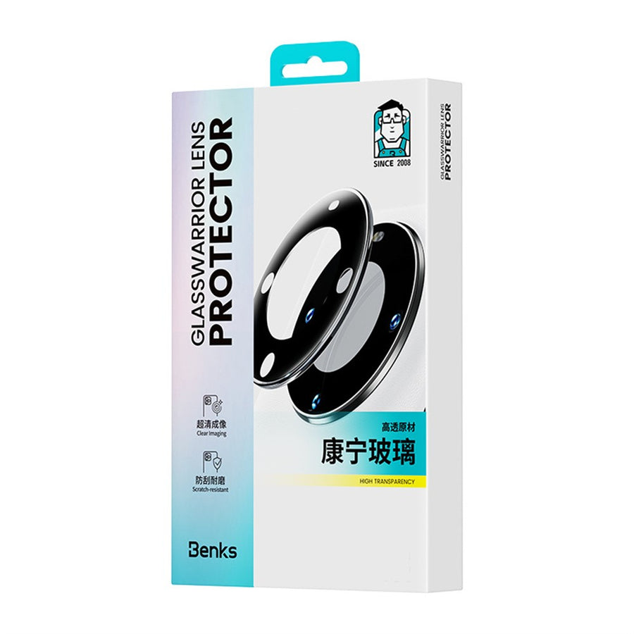 BENKS 1 Set For Samsung Galaxy S26+ Corning Gorilla Glass Full Coverage Camera Lens Protector with Aluminium Alloy Frame