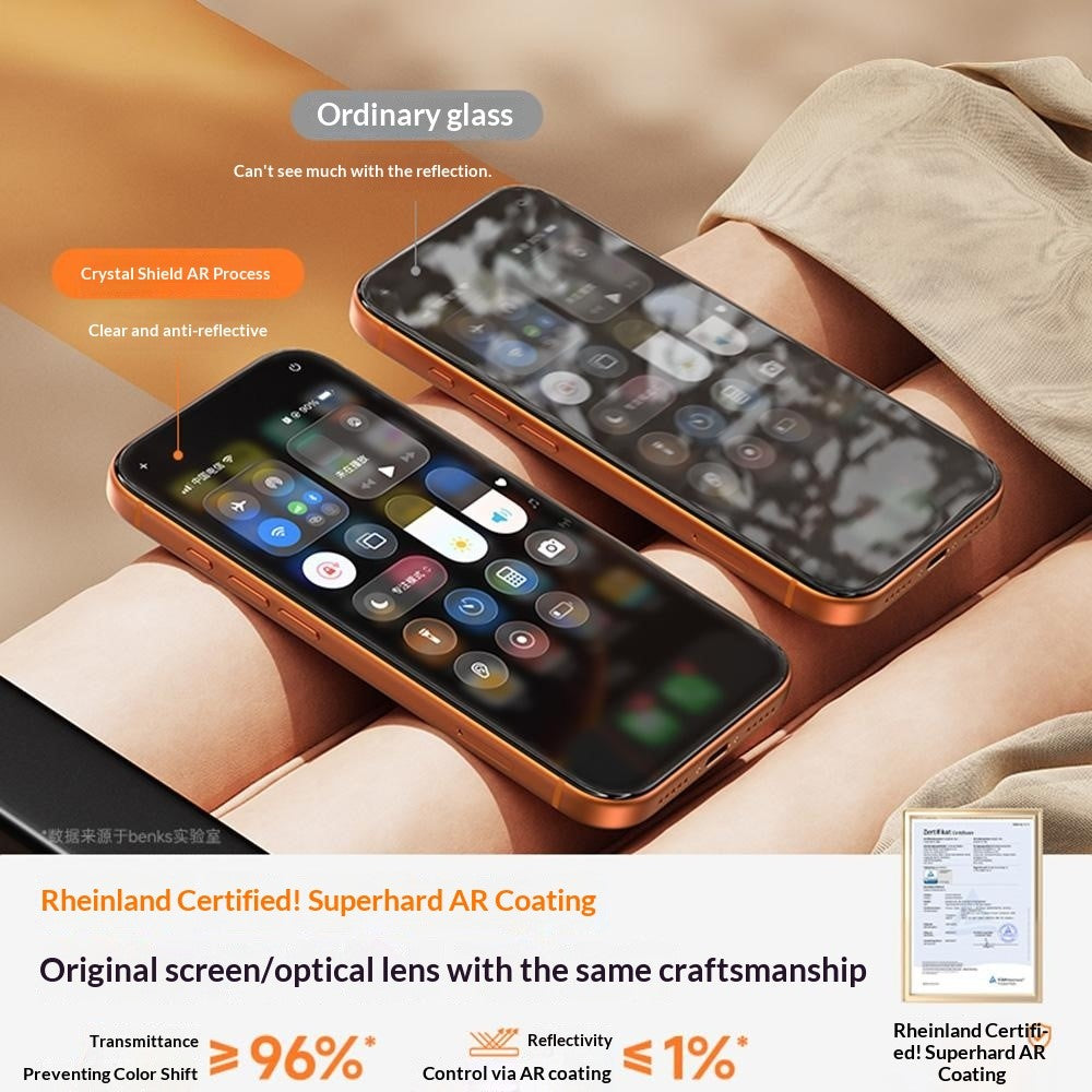 BENKS for iPhone 17 Pro Screen Protector Lithium Aluminium-silicon Glass AR Anti-Reflective Film