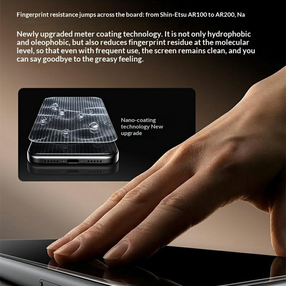 BENKS for iPhone 17 Pro Max Screen Protector Anti-Scratch Lithium Aluminium-silicon Glass Eye-Friendly HD Film