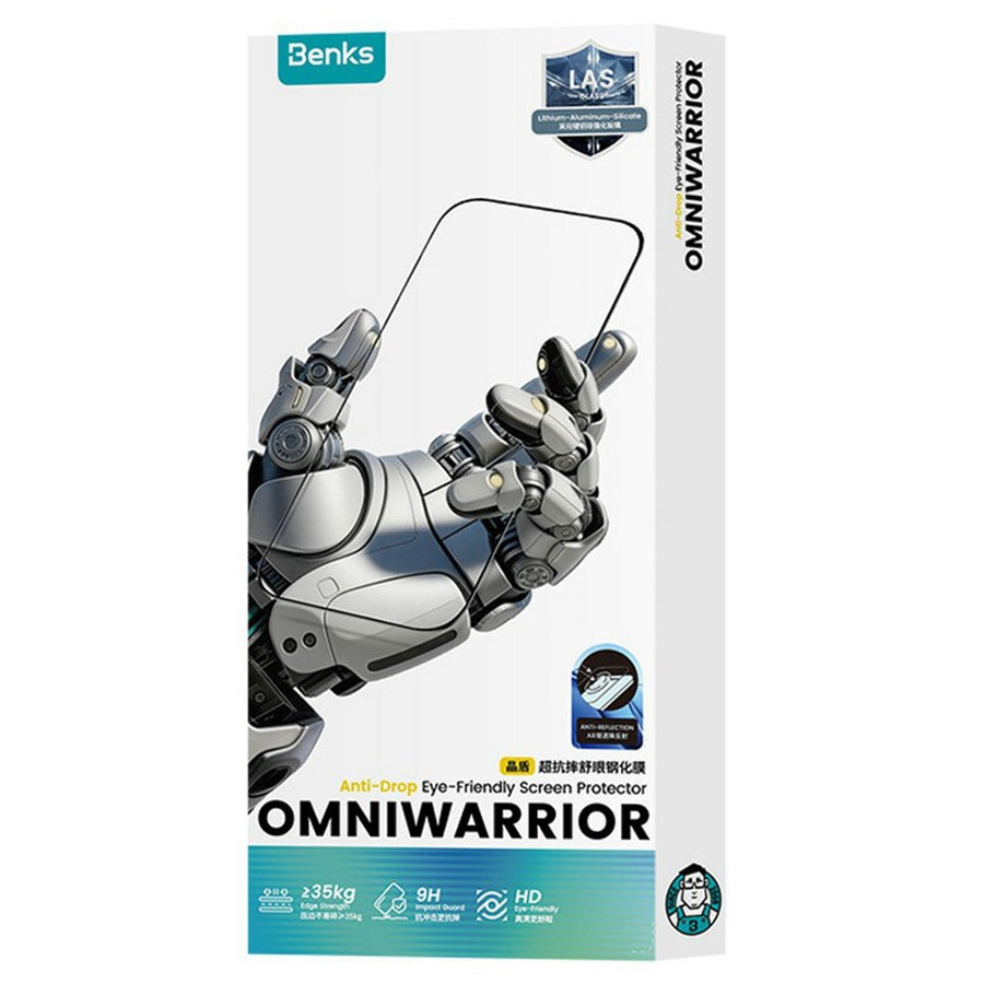 BENKS for iPhone 17 Pro Max Screen Protector Lithium Aluminium-silicon Glass AR Anti-Reflective Film