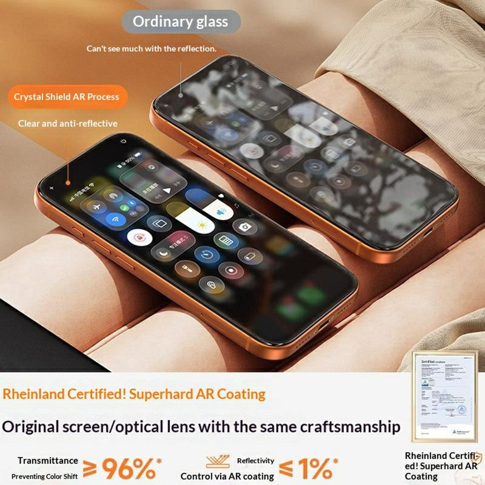 BENKS for iPhone 17 Pro Max Screen Protector Lithium Aluminium-silicon Glass AR Anti-Reflective Film