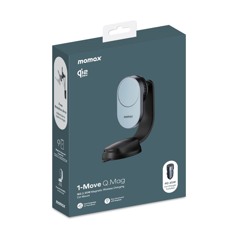MOMAX 1-Move Q.Mag Car Mount, Magnetic, photo 15