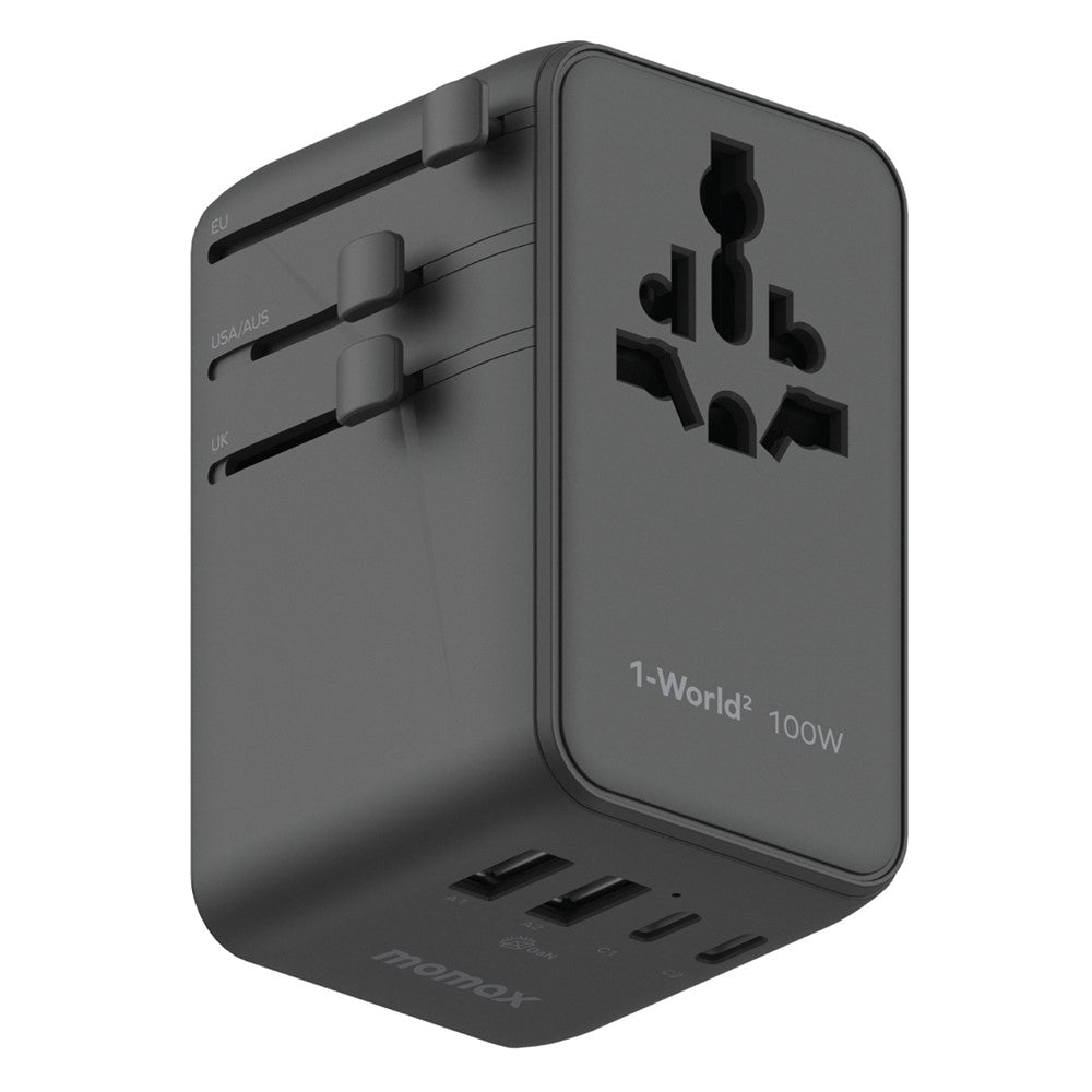 MOMAX 1-World 2 Charger 100W, GaN Fast Charging, photo 1