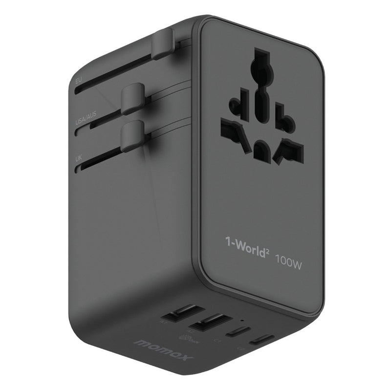 MOMAX 1-World 2 Charger 100W, GaN Fast Charging, photo 1