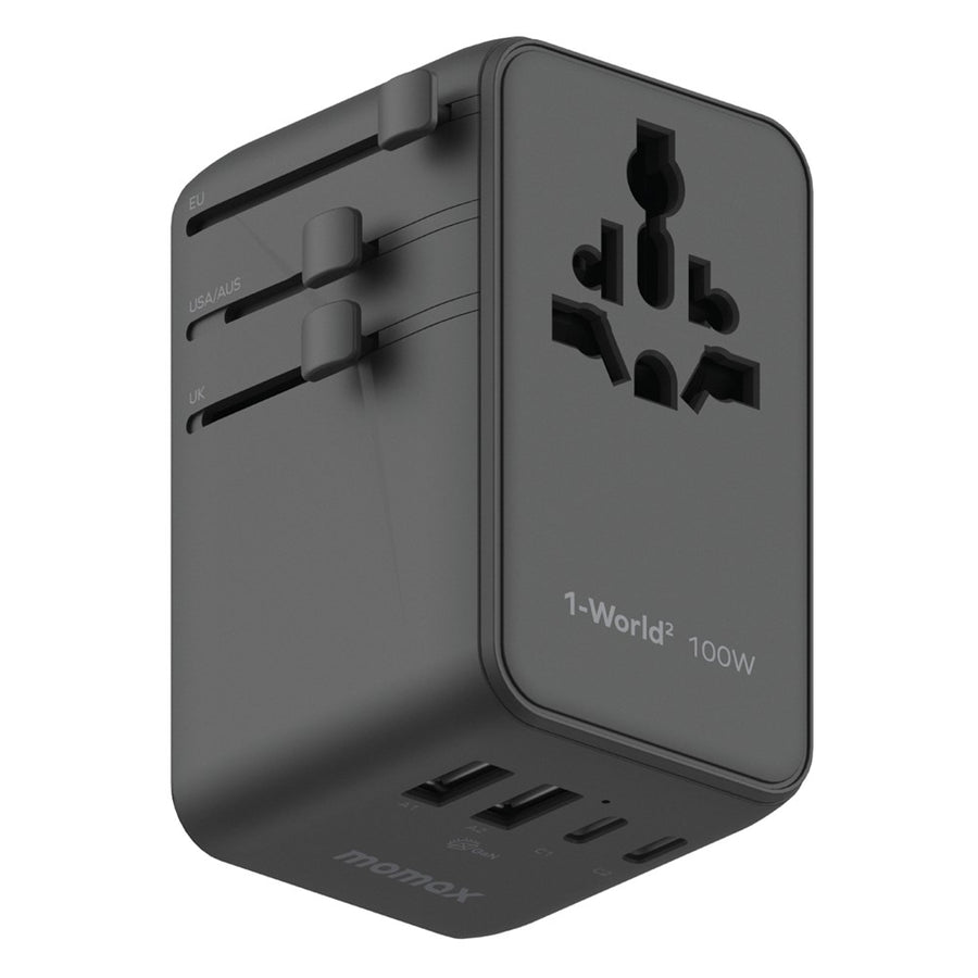 MOMAX 1-World 2 Charger 100W, GaN Fast Charging, photo 1