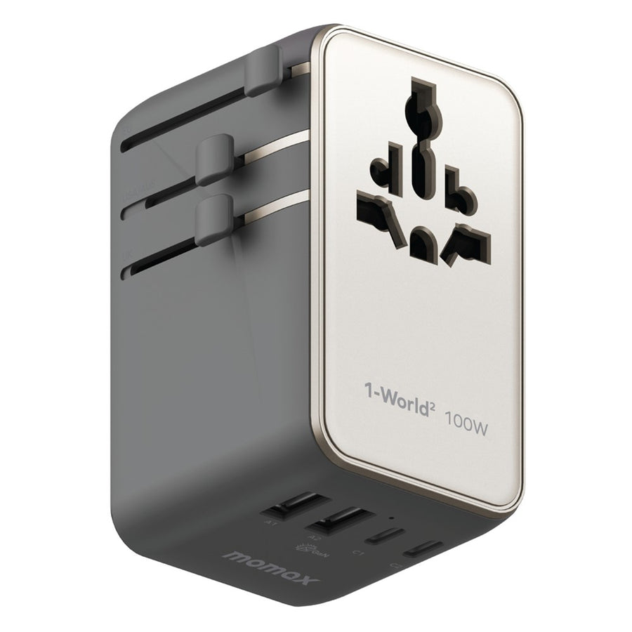 MOMAX 1-World 2 Charger 100W, GaN Fast Charging, photo 16