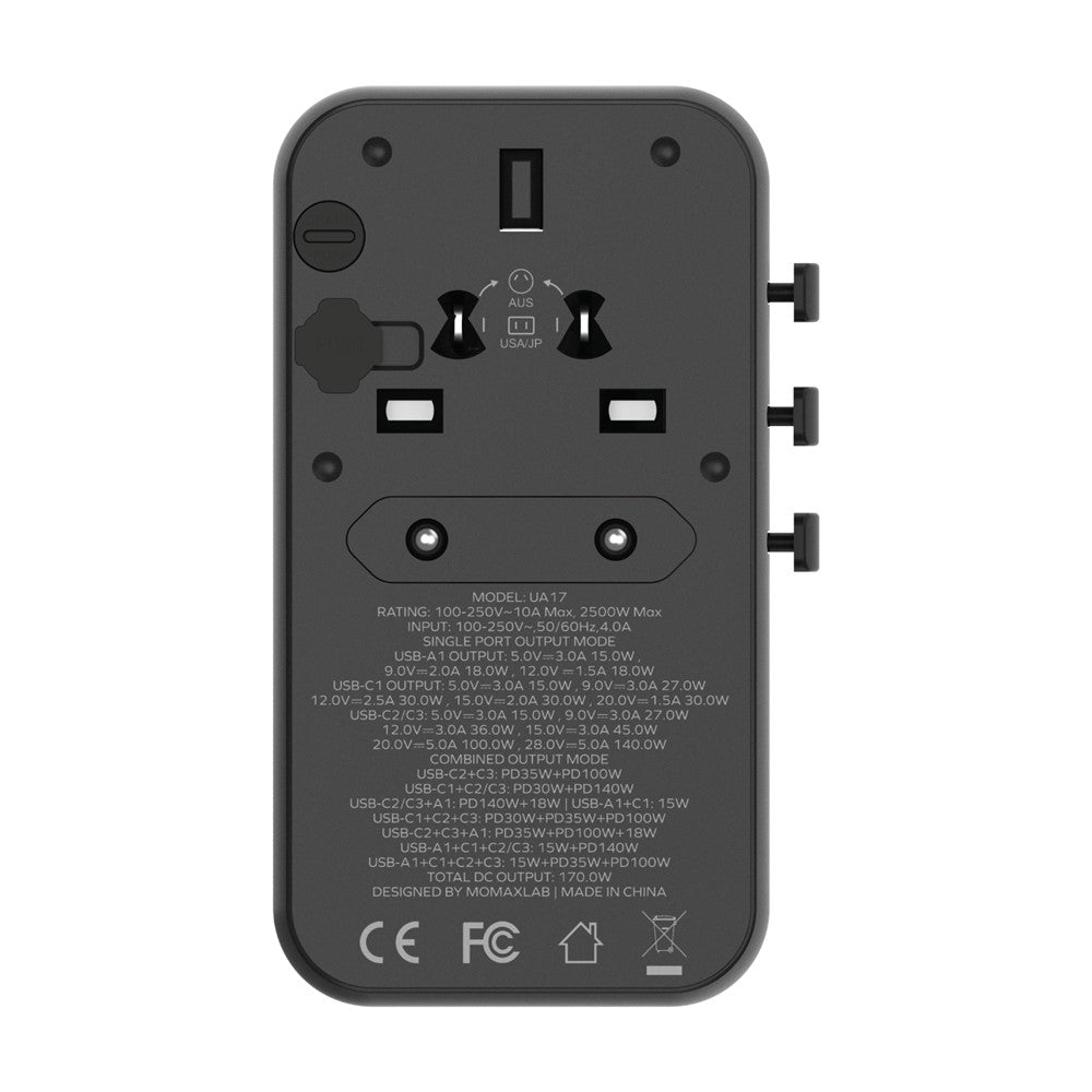 MOMAX 1-World 170W Charger 170W, GaN Fast Charging, photo 10