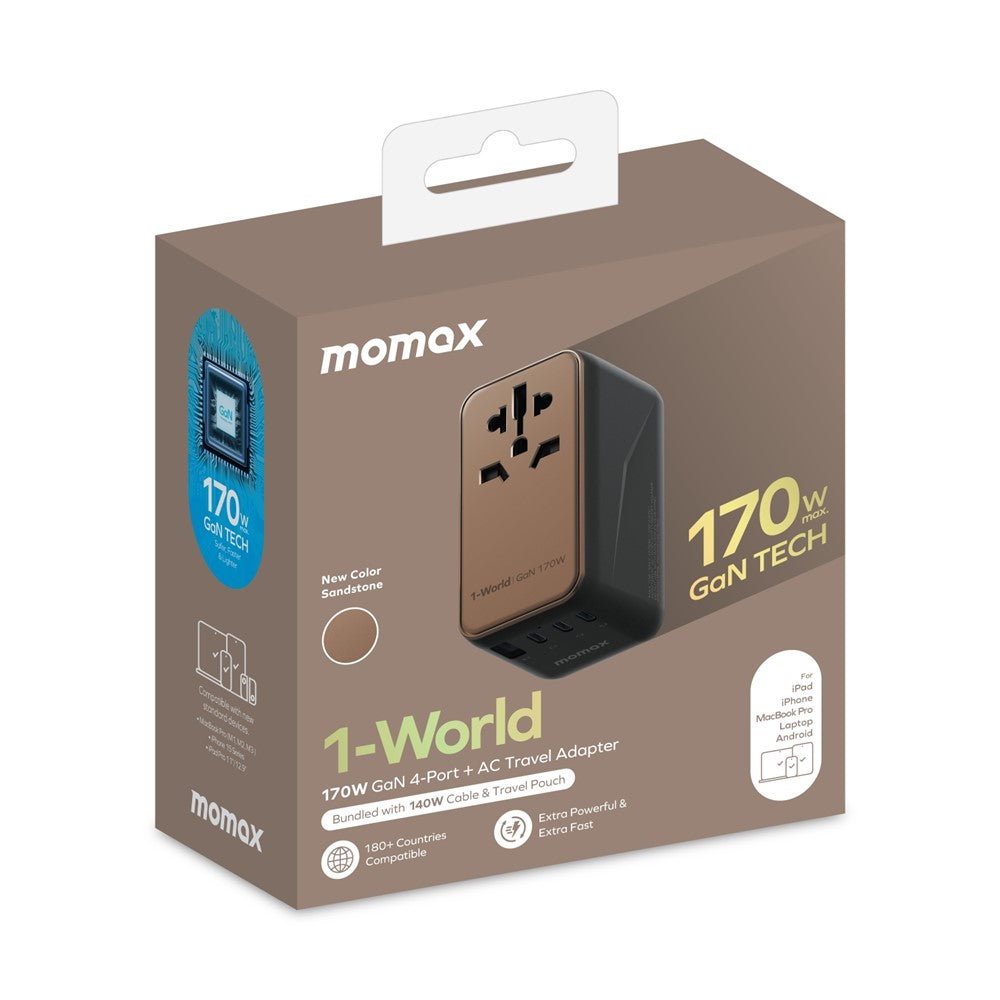 MOMAX 1-World 170W Charger 170W, GaN Fast Charging, photo 14