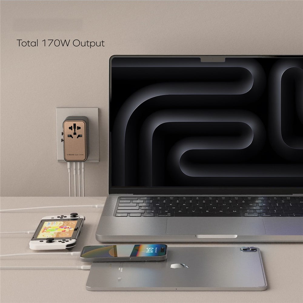 MOMAX 1-World 170W Charger 170W, GaN Fast Charging, photo 5