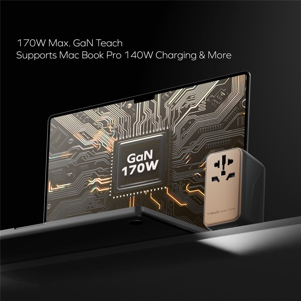 MOMAX 1-World 170W Charger 170W, GaN Fast Charging, photo 7