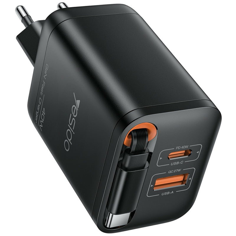 YESIDO YC99 40W Retractable Charger