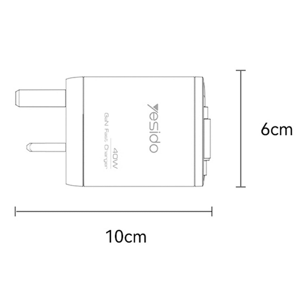 YESIDO YC146 67W Retractable Charger