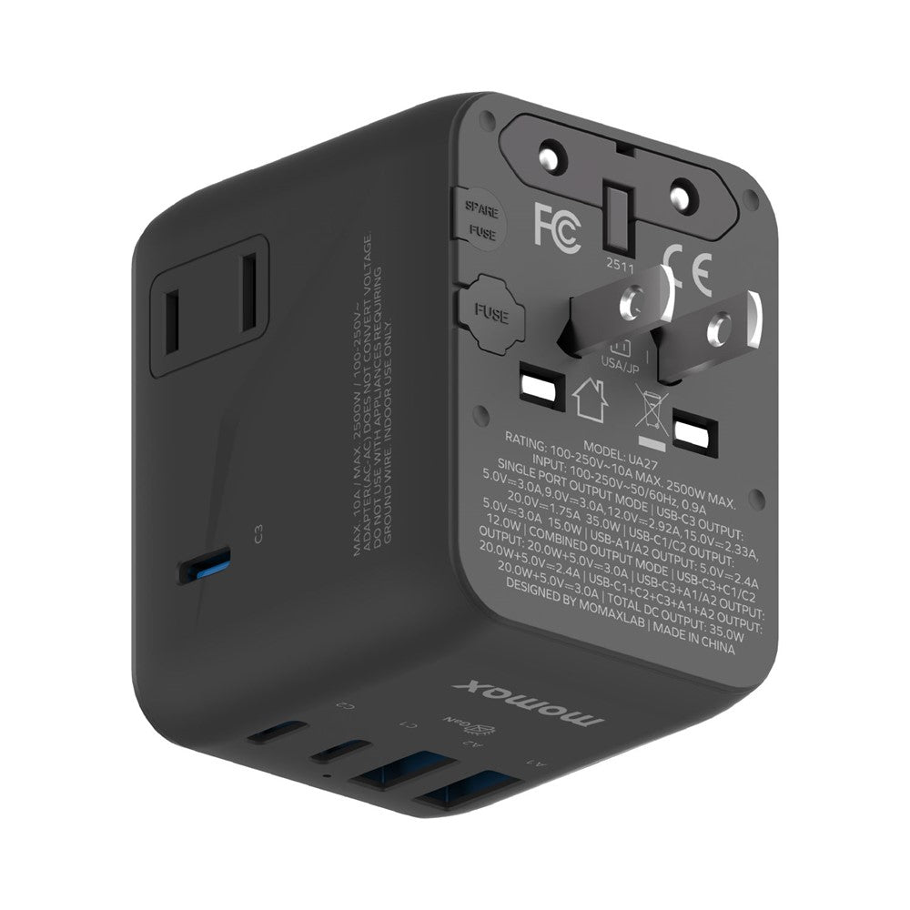 MOMAX UA27 1-World Charger 35W, GaN Fast Charging, photo 11