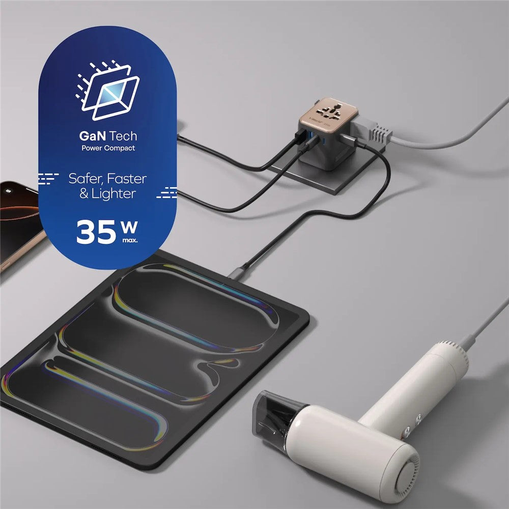 MOMAX UA27 1-World Charger 35W, GaN Fast Charging, photo 5