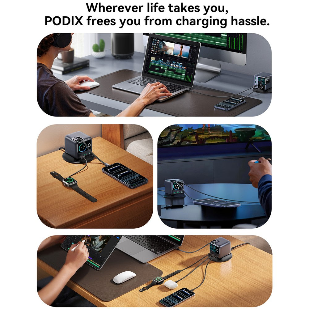 JOYROOM JR-TRD01 140W GaN Desktop Charger, 5 Ports, photo 7