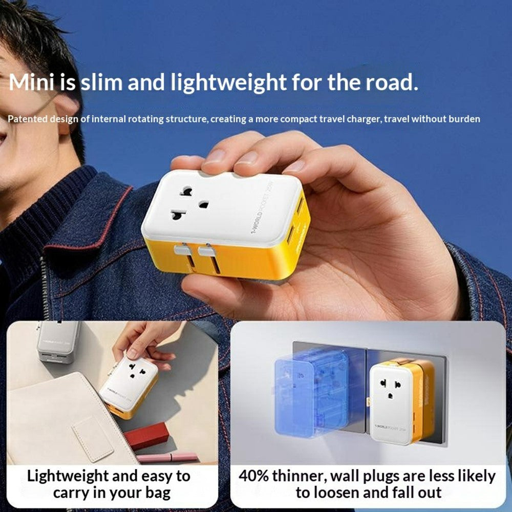 MOMAX UA32 1-World Charger 25W, GaN Fast Charging, photo 4