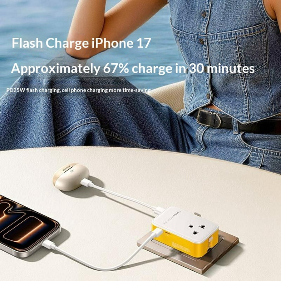 MOMAX UA32 1-World Charger 25W, GaN Fast Charging, photo 5