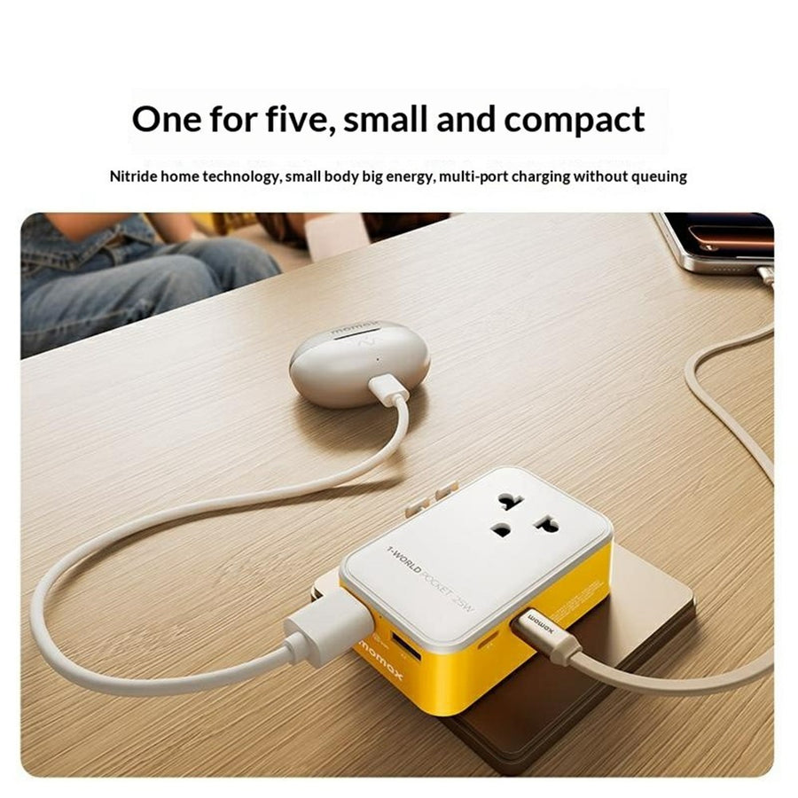 MOMAX UA32 1-World Charger 25W, GaN Fast Charging, photo 7