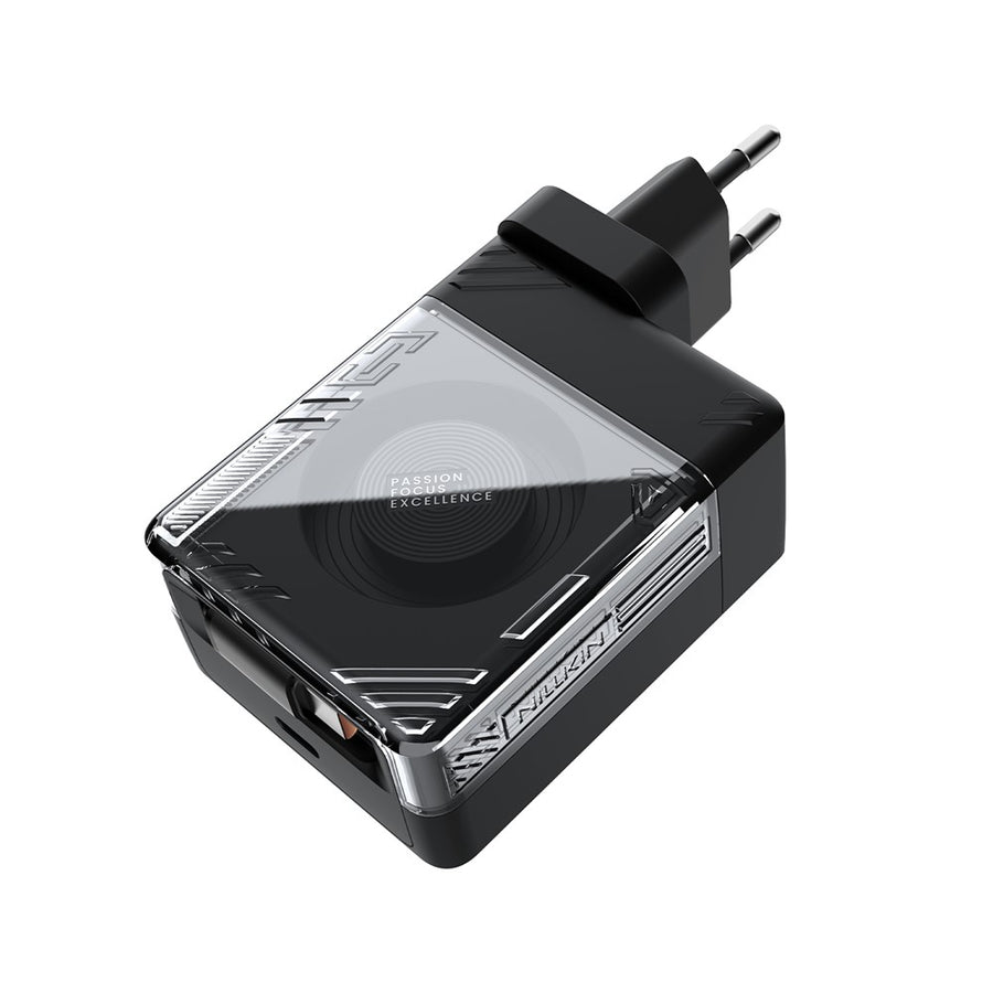NILLKIN Icecore 65W GaN Charger, Retractable USB-C, EU Plug, photo 12