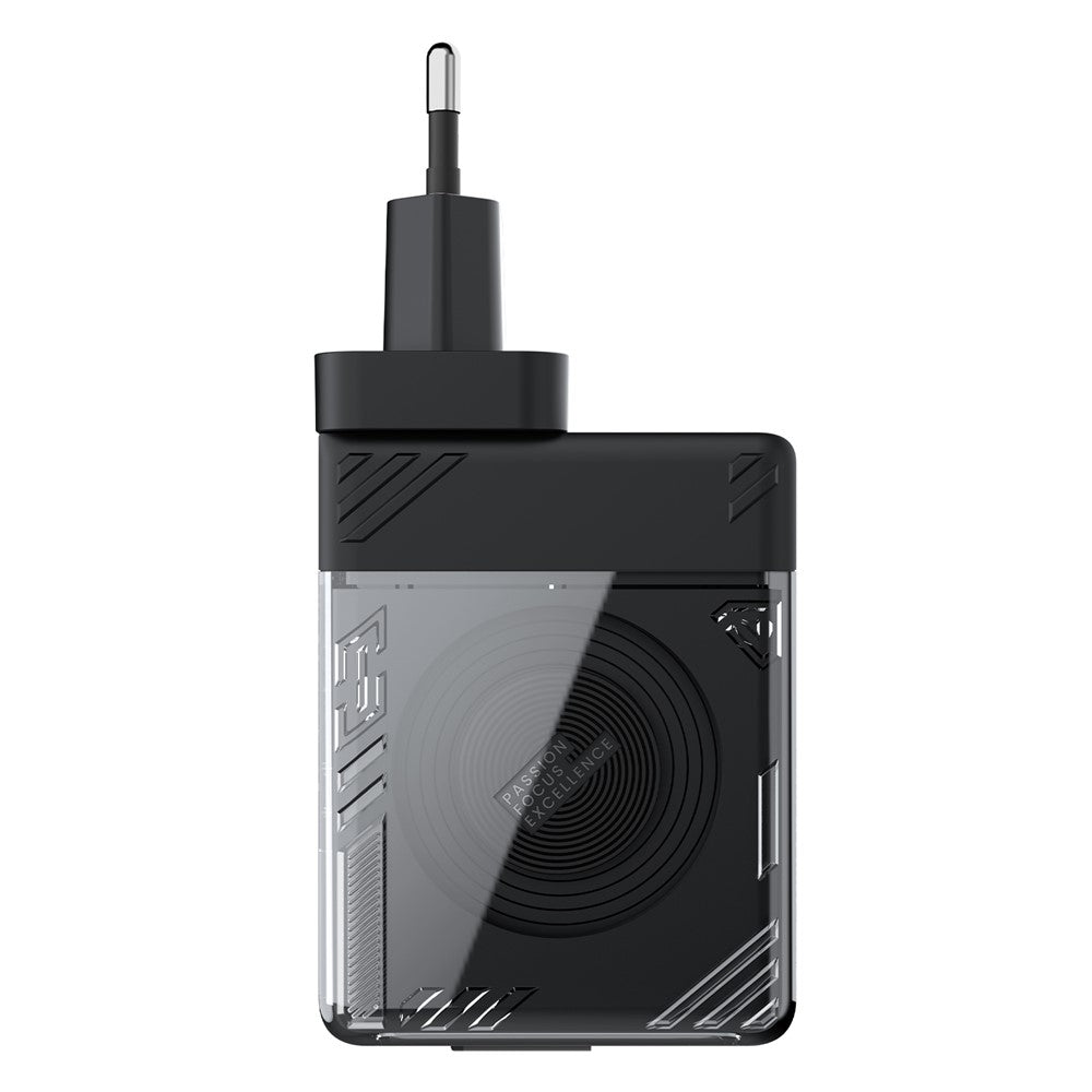 NILLKIN Icecore 65W GaN Charger, Retractable USB-C, EU Plug, photo 10