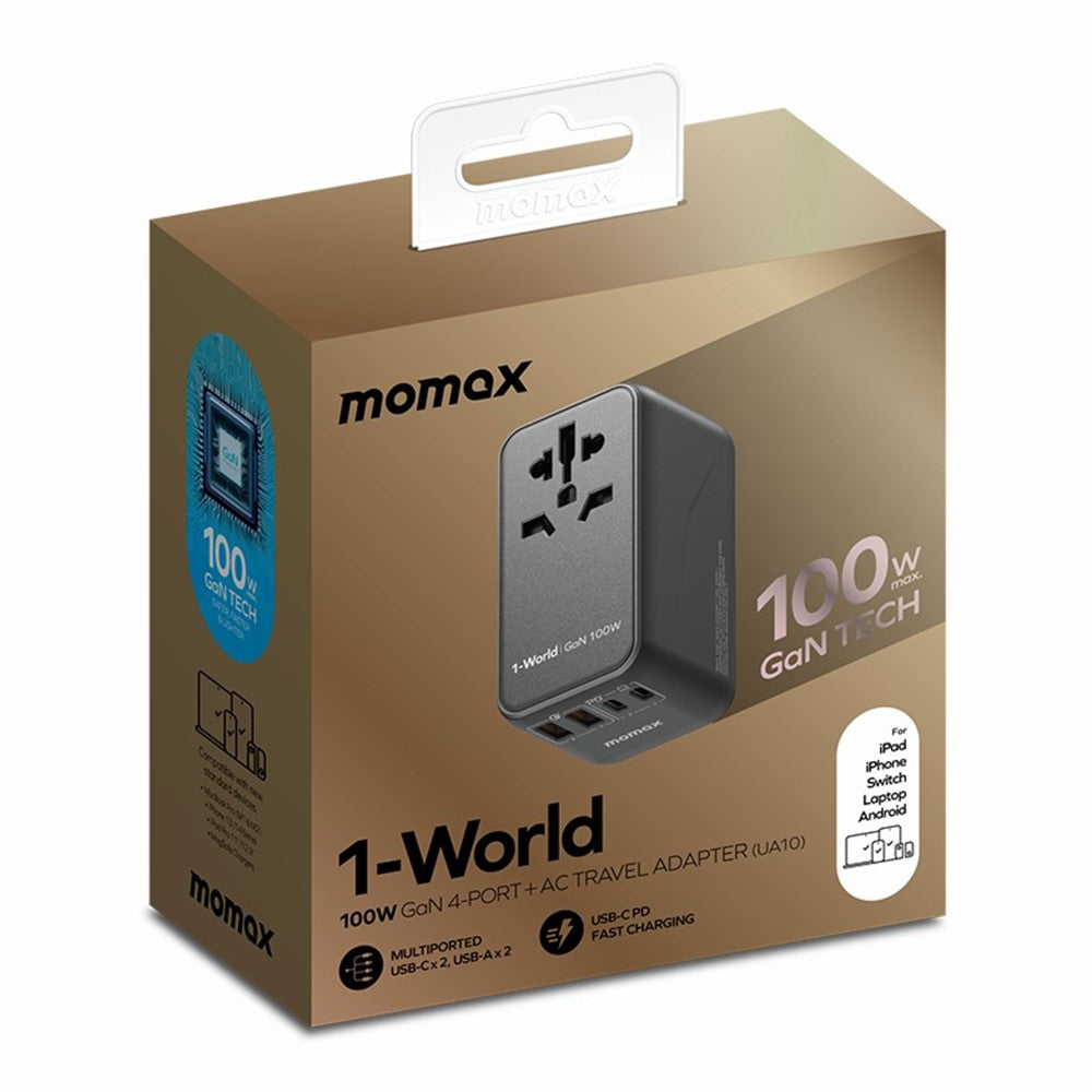 MOMAX 1-World GaN Charger 100W, GaN Fast Charging, photo 8