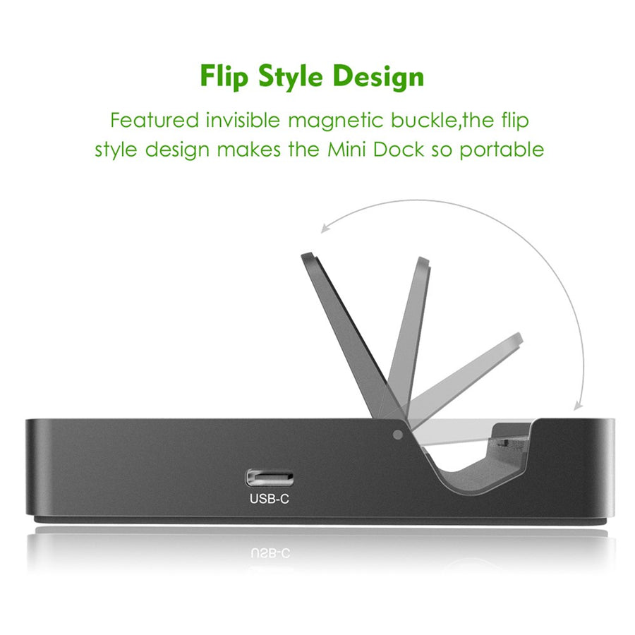 WAVLINK UHP3D01G 4K HD Docking Station Gigabit Ethernet USB 3.0 Multi-function Hub
